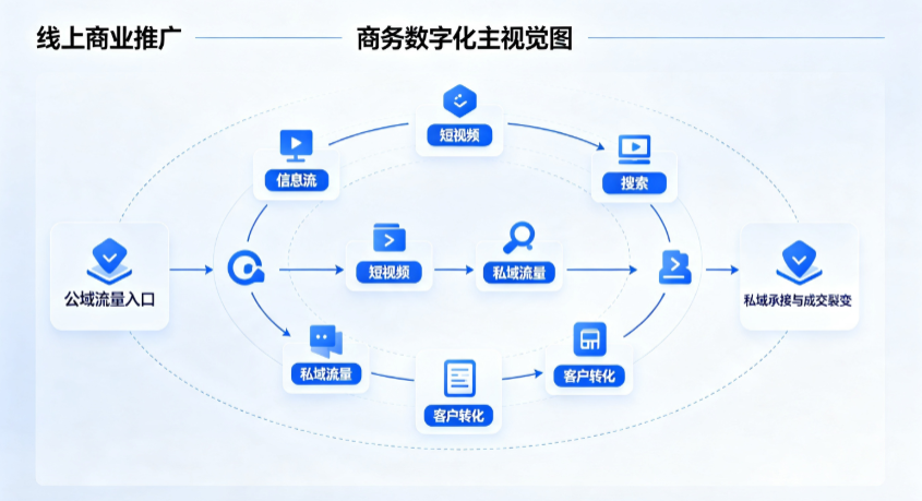 元宝区线上商业推广怎么做？全域流量闭环搭建与低成本转化实战指南
